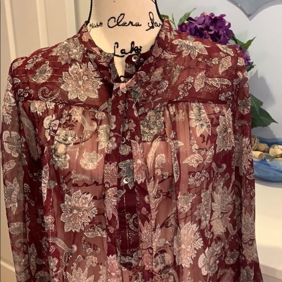 Lucky🍀Brand Floral Print Blouse - Picture 6 of 8